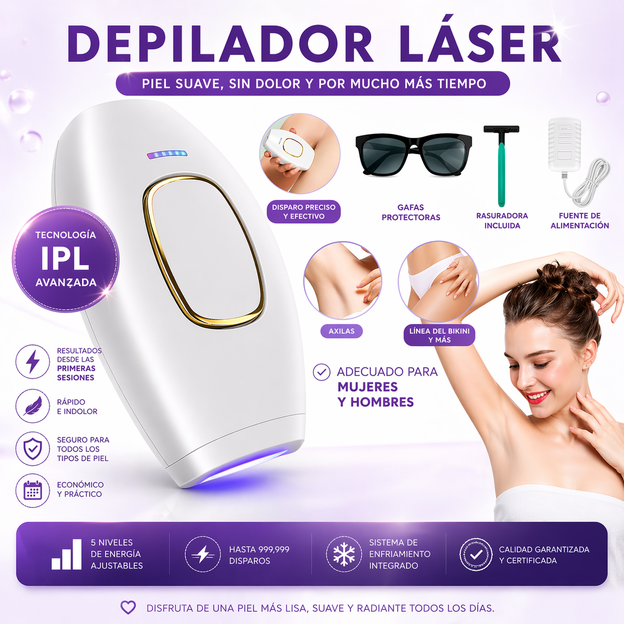 Depilador Láser Ipl