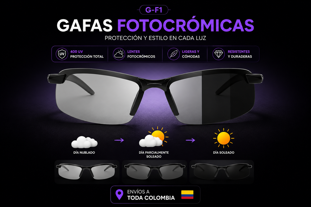🔥 LIQUIDACIÓN DE STOCK: 400 UV ☀️ Gafas Fotocromáticas