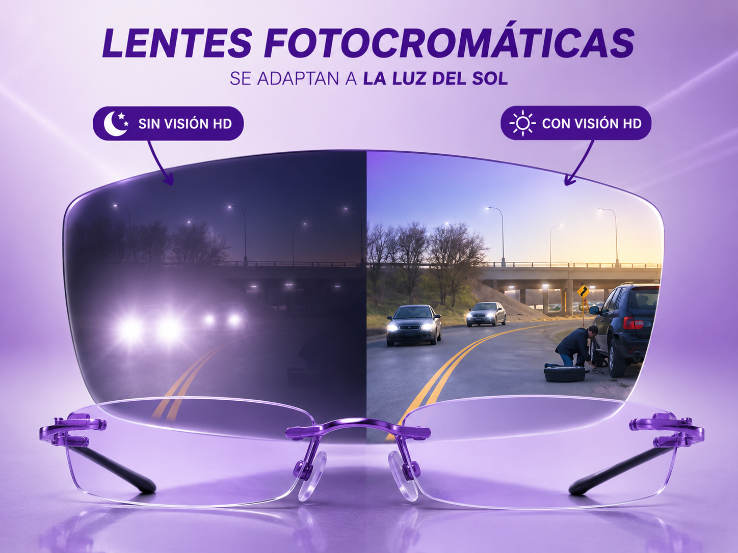 Gafas TR90 Pro Titanium FM! COMPRA 1 Y LLEVE 2 + Solo pagas cuando recibes el producto 🚚  Envío gratis.