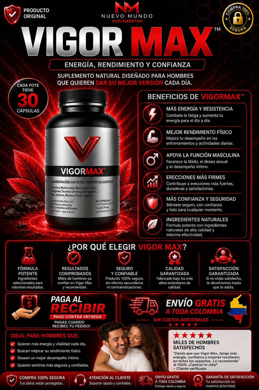 🔥 ¡Recupera tu energía y confianza con VIGOR MAX! 🔥