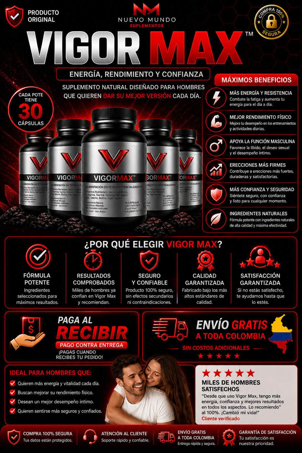 🔥 ¡Recupera tu energía y confianza con VIGOR MAX! 🔥